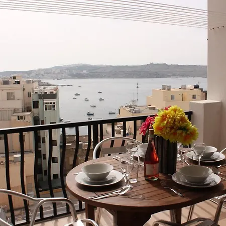 Getawaysmalta - Seashells Apartment 11 With Terrace And Sea Views In Bugibba * San Pawl il-Baħar