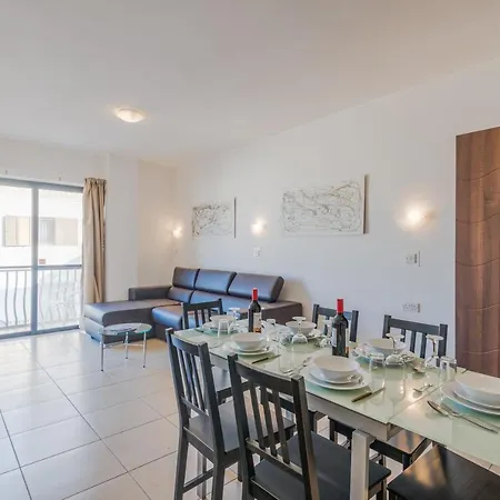 Appartement Getawaysmalta - Seashells Apartment 11 With Terrace And Sea Views In Bugibba San Pawl il-Baħar