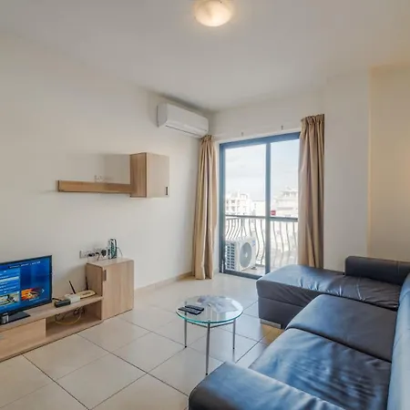Getawaysmalta - Seashells Apartment 11 With Terrace And Sea Views In Bugibba Apartamento