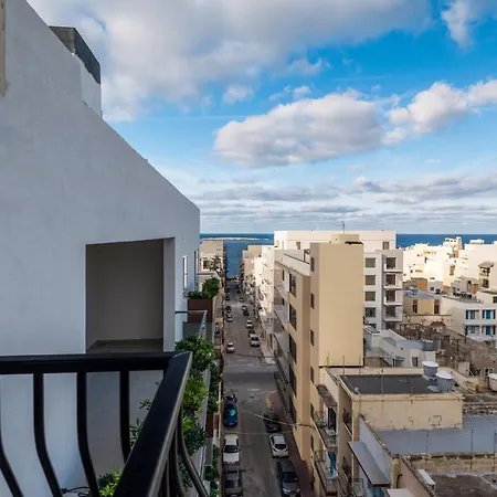 Appartement Getawaysmalta - Seashells Apartment 11 With Terrace And Sea Views In Bugibba